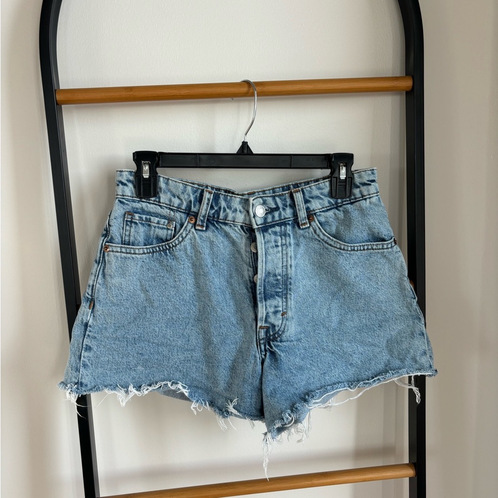 Levi's Distressed Denim Shorts